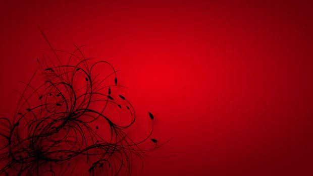 Red Black Abstract Wallpaper.