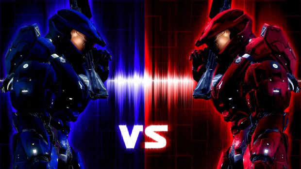 Red vs Blue Images.