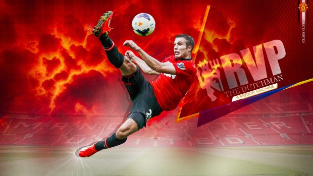 Robin Van Persie Manchester United Wallpaper HD.