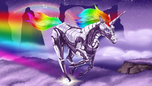 Robot Unicorn Wallpaper unicorns 1920 1080.