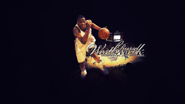 Russel Westbrook Thunder Widescreen Wallpaper.