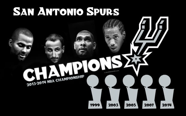 San Antonio Spurs NBA Champions Wallpaper.