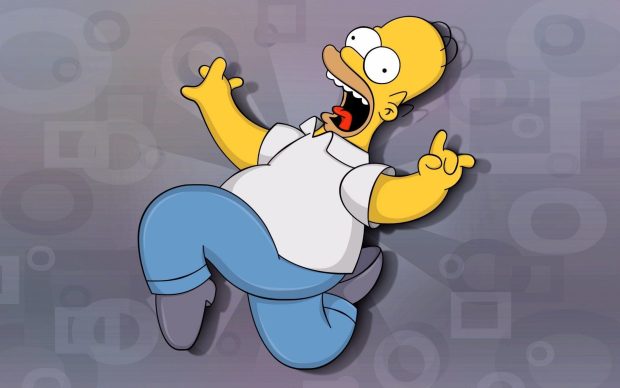 Scared homer simpson the simpsons backgrounds 1920x1200.