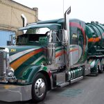 Semi Truck Desktop Photo.