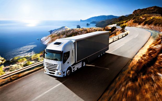 Semi Truck HD Image.