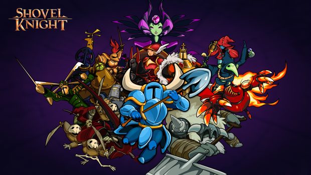 Shovel knight video game wallpaper.