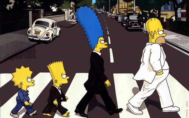 Simpsons wallpaper desktop beatles pictures image.