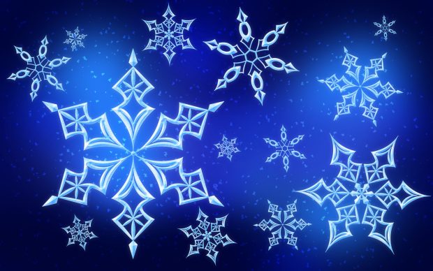 Snowflake HD Photo Wallpaper.