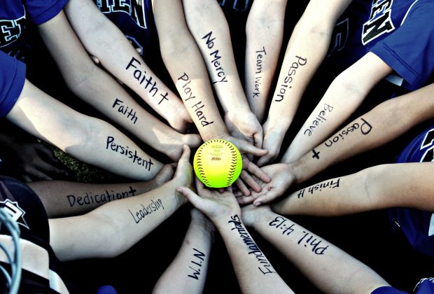 Softball edited team picture.