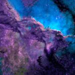 Space purple blue nebula 1920×1200.