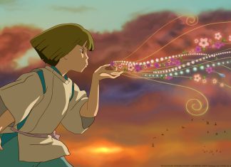 Spirited away haku magic wallpaper.