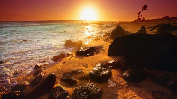 Sunset Hawaii Wallpapers.