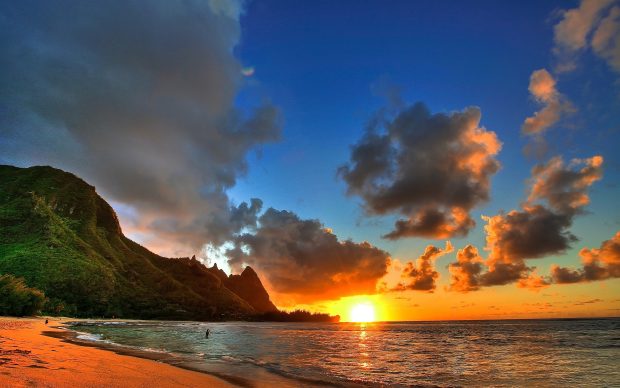 Sunset Nature Hawaii Wallpapers HD.