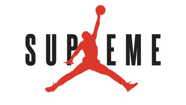 Supreme x jordan 4k wallpaper.