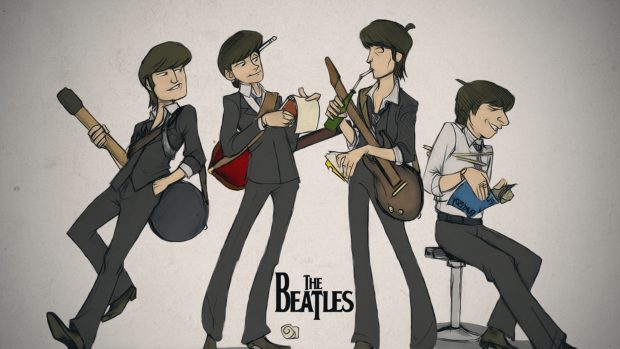 The Beatles Border HD Wallpaper.