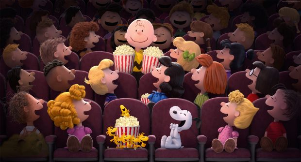 The peanuts movie snoopy charlie brown.