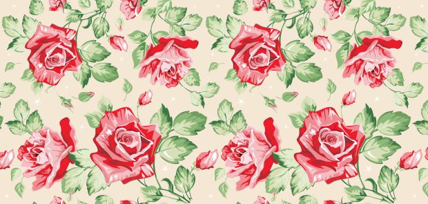 Vintage floral wallpaper cool.