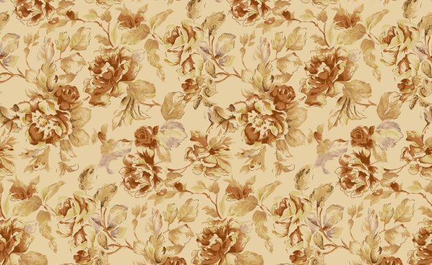 Wallpapers vintage floral pattern.