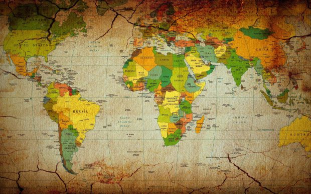 World map wallpaper HD download.