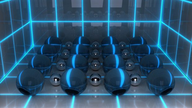 3D Balls Wallpaper 1080p.