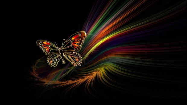 3D Butterfly very beautiful HQ wallpaper.
