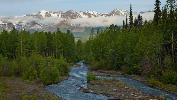 Fantastic Alaskan Lscape HD Desktop Background