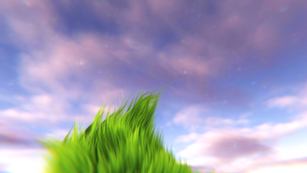 Animated wallpaper grass scene animation.