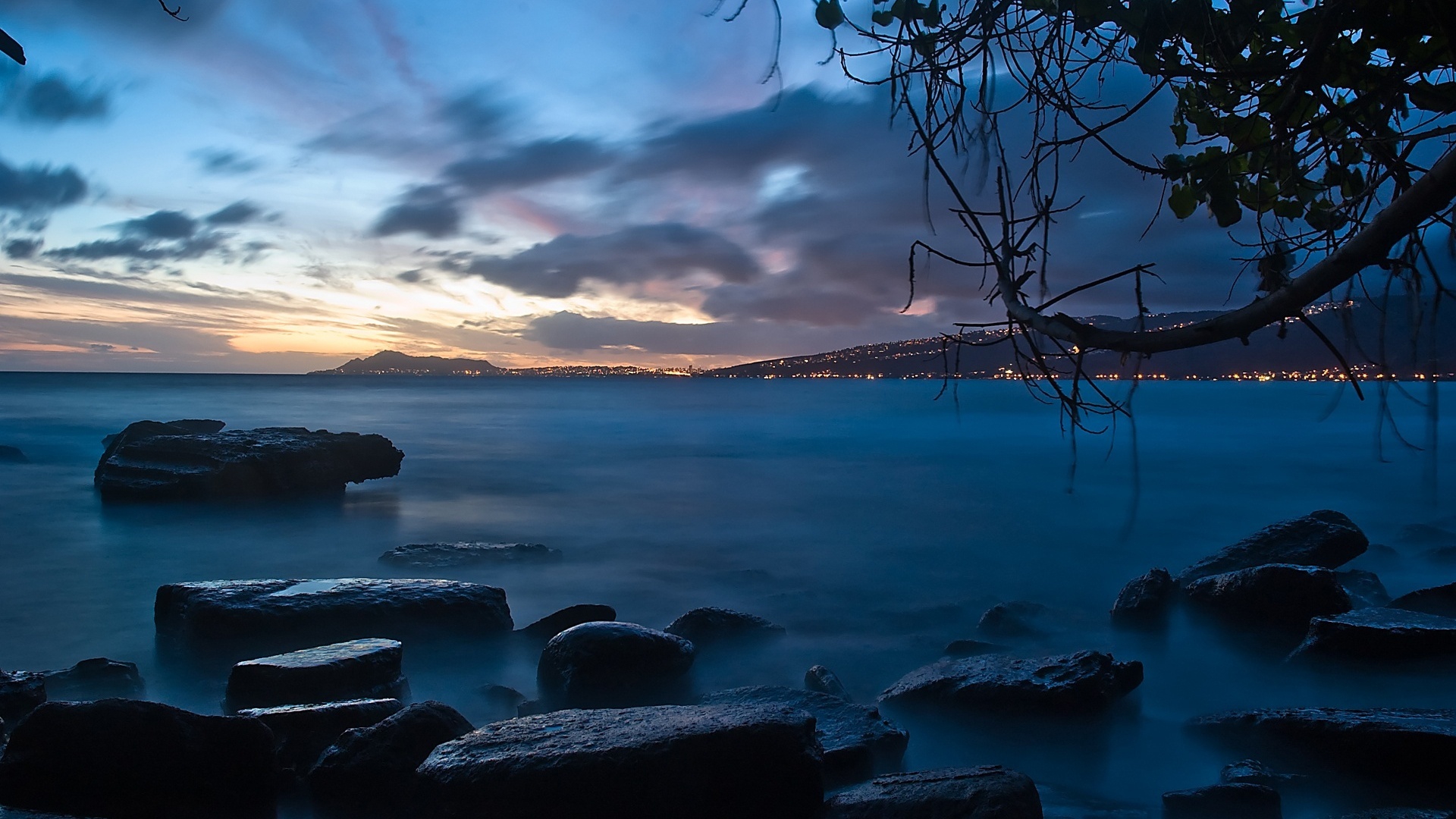 HD Beach At Night Wallpapers - PixelsTalk.Net