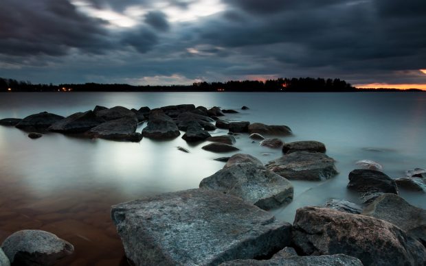 Beach At Night Image Download Free.