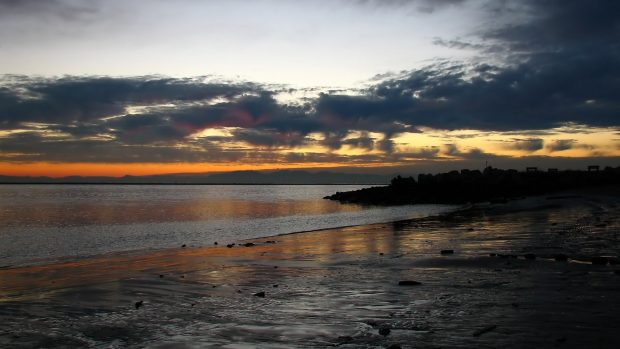 Beach At Night Photos HD.