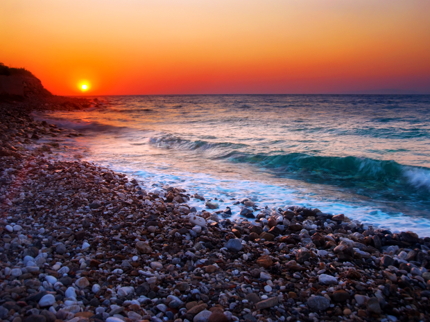 Beach At Night Pictures.