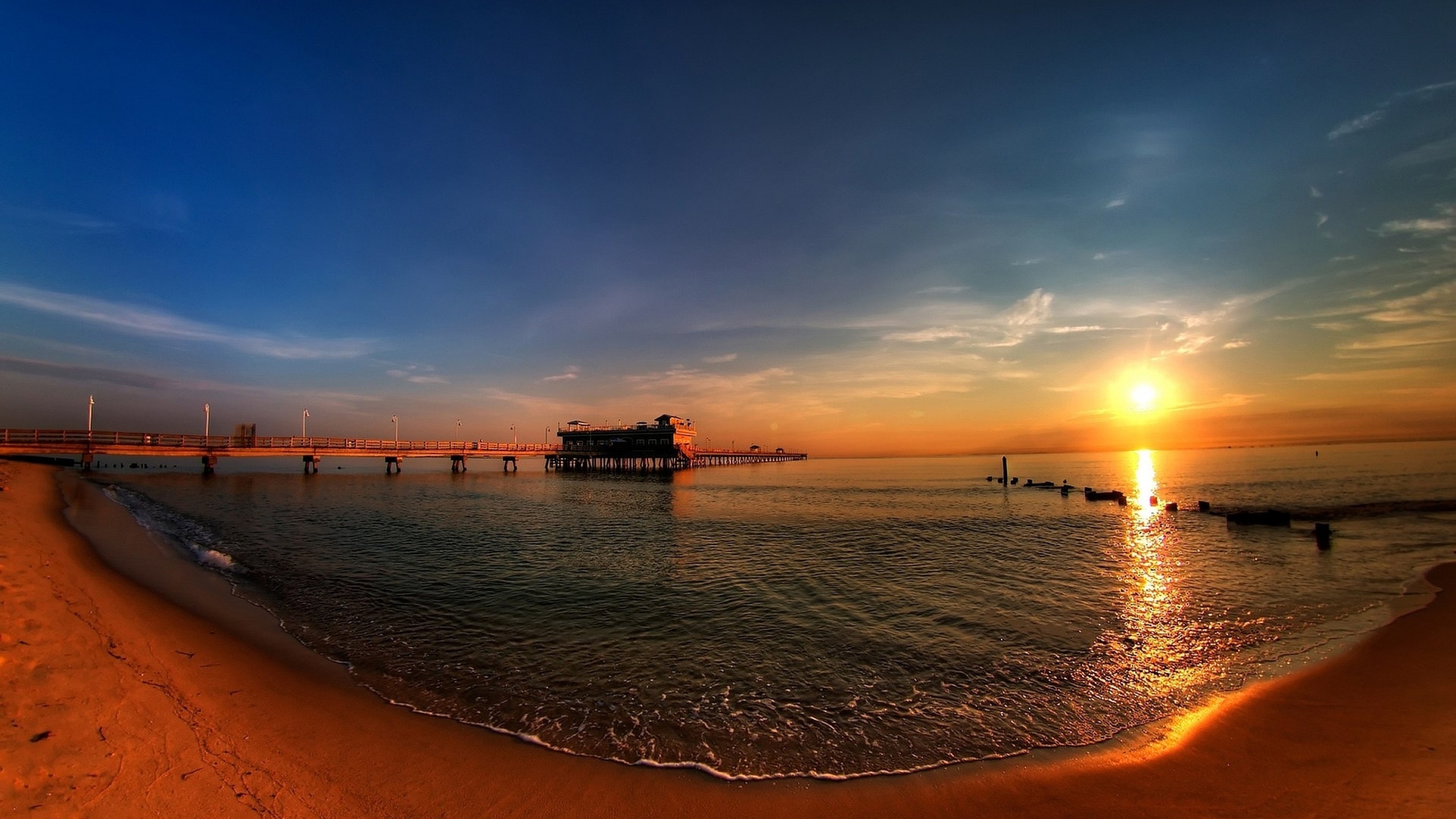 природа мост пляж песок nature the bridge beach sand загрузить