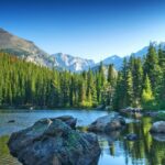 Beautiful nature mountain landscape wallpaper 1440p.