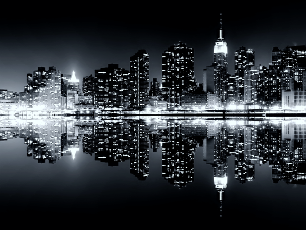 Boston Skyline Desktop Image.