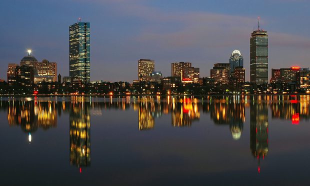 Boston Skyline Desktop Picture.
