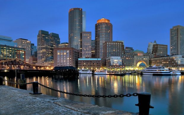 Boston Skyline Wallpaper HD.