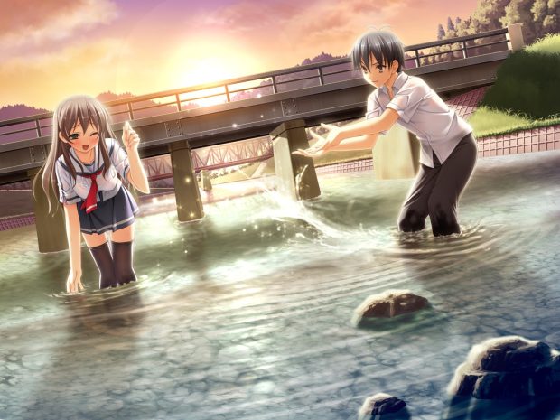 Cute Anime Couple Backgrounds.