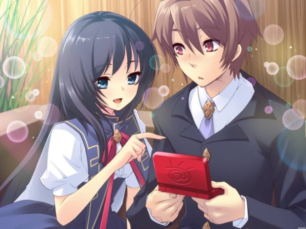 Cute Anime Couple HD Picture.