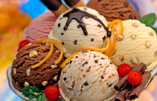 Cute Ice Cream Background HD.