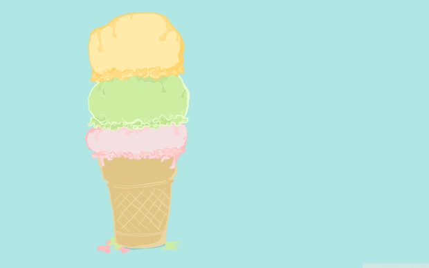 Cute Ice Cream Wallpaper.