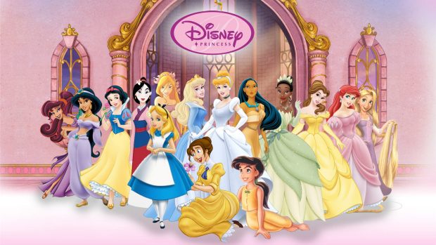 Disney princess high quality wallpaper.