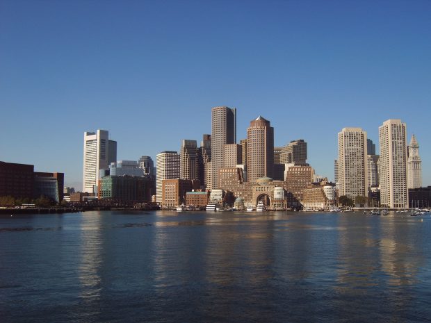 Download Free Boston Skyline Background.