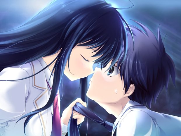 Download Free Cute Anime Couple Image.