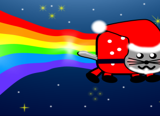 Download Free Nyan Cat Background.