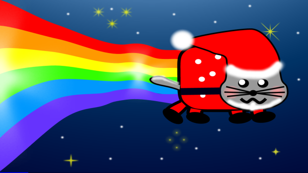 Download Free Nyan Cat Background.