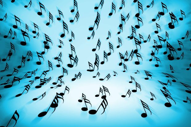 Free Download Music Note Background.