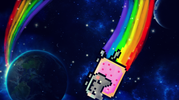 Free Download Nyan Cat Background.