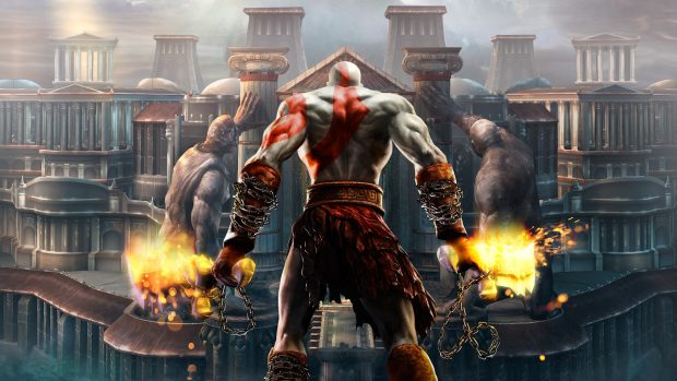 HD God Of War 3 Backgrounds.