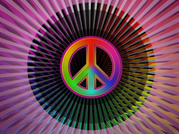 HD Peace Sign Wallpaper.