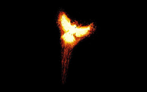 HD Phoenix Bird Background.